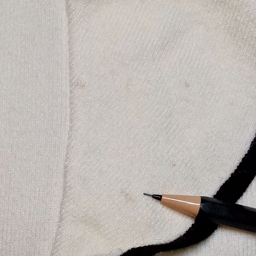 *READ* J.O.A Antholropologie Just One Answer Cream Ruffled Knit Sweater MEDIUM - Picture 4 of 9